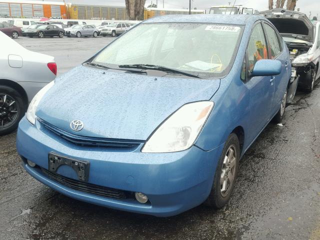 JTDKB20U453116793 - 2005 TOYOTA PRIUS BLUE photo 2