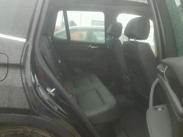 5UXWX9C36H0T21941 - 2017 BMW X3 XDRIVE2 Черный фото 6