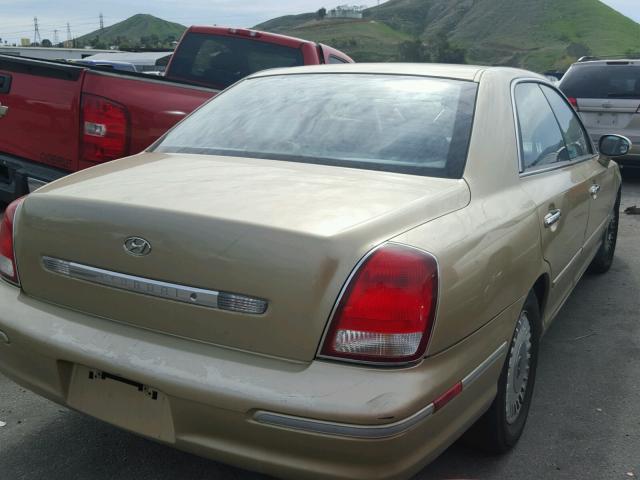 KMHFU45D81A094038 - 2001 HYUNDAI XG 300 GOLD photo 4