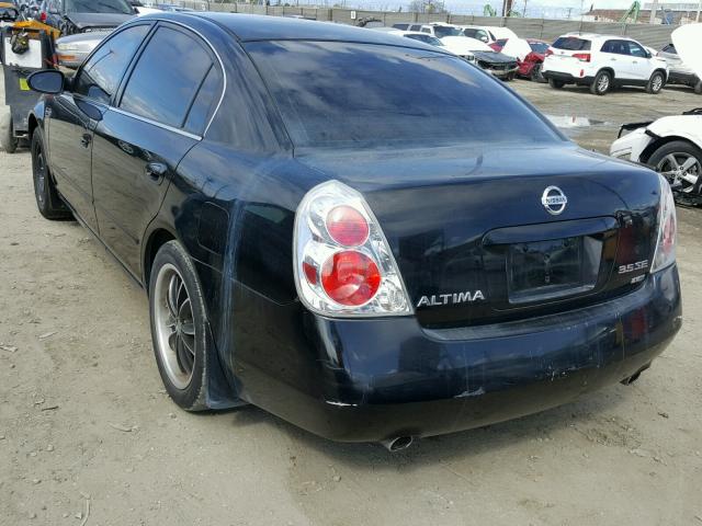 1N4BL11D35C379451 - 2005 NISSAN ALTIMA SE BLACK photo 3