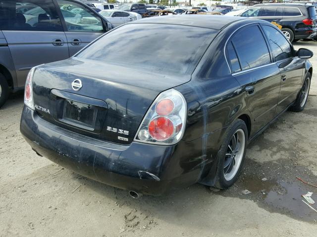 1N4BL11D35C379451 - 2005 NISSAN ALTIMA SE BLACK photo 4