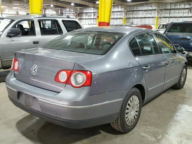 WVWJK73C37P067318 - 2007 VOLKSWAGEN PASSAT GRAY photo 4