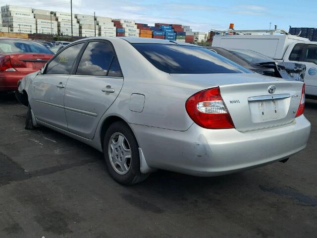 4T1BF32K23U054111 - 2003 TOYOTA CAMRY LE SILVER photo 3