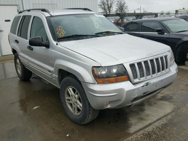 1J4GX48S94C436271 - 2004 JEEP GRAND CHER SILVER photo 1