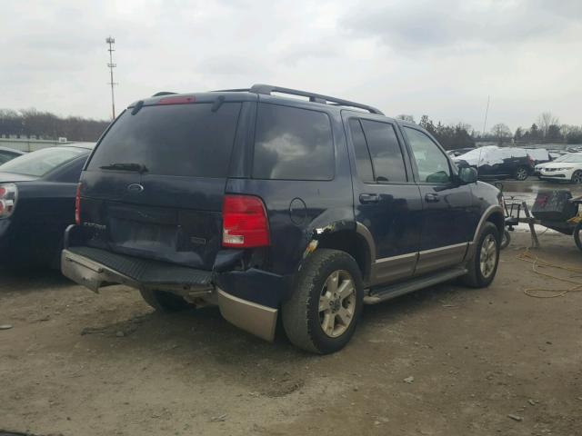 1FMZU74E73UC28791 - 2003 FORD EXPLORER E BLUE photo 4