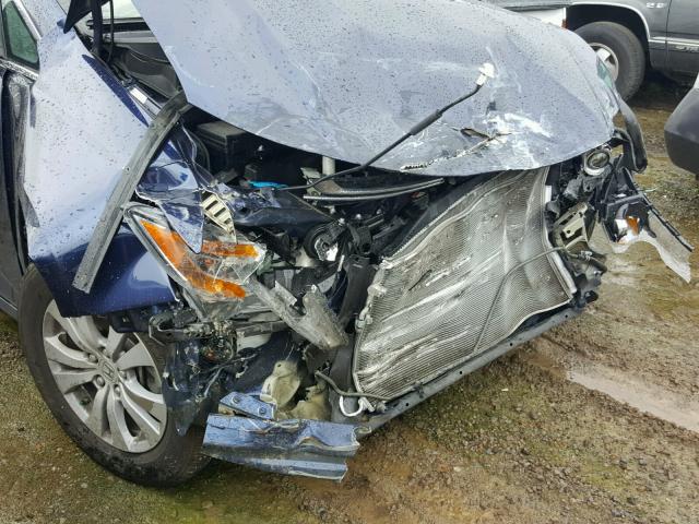 5FNRL5H66EB044520 - 2014 HONDA ODYSSEY EX BLUE photo 9