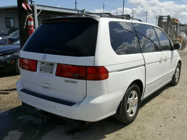 2HKRL18691H607998 - 2001 HONDA ODYSSEY EX WHITE photo 4