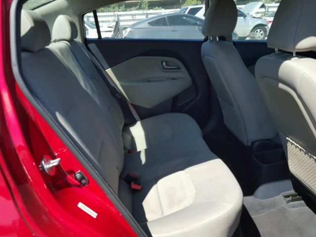 KNADM4A36F6437705 - 2015 KIA RIO LX Կարմիր լուսանկար 6
