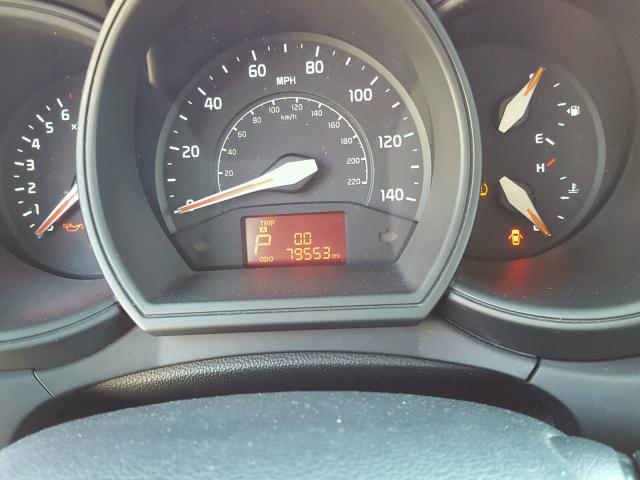 KNADM4A36F6437705 - 2015 KIA RIO LX Կարմիր լուսանկար 8
