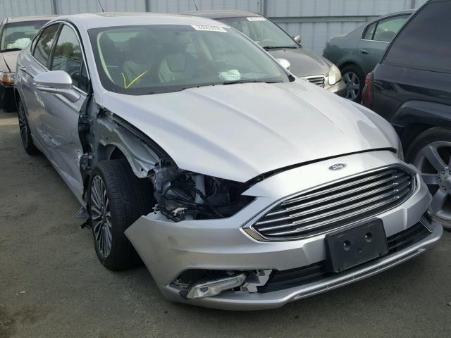 3FA6P0RU5HR314336 - 2017 FORD FUSION TIT SILVER photo 1