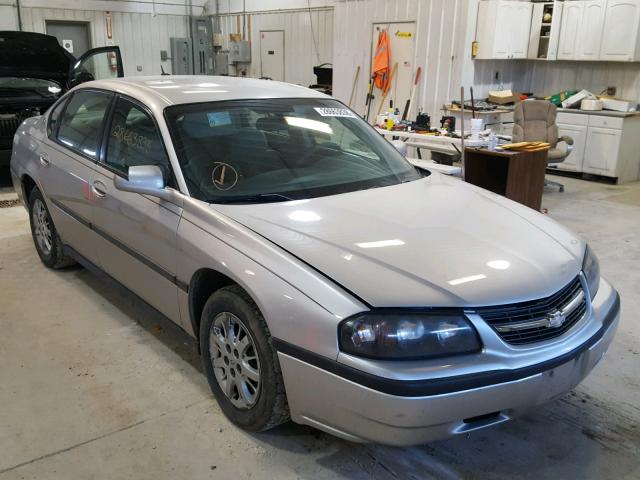 2G1WF52E159274439 - 2005 CHEVROLET IMPALA SILVER photo 1