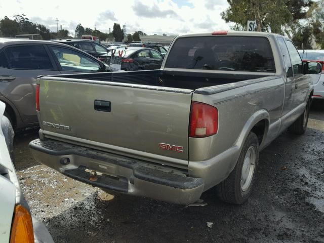 1GTCS19X738245932 - 2003 GMC SONOMA BEIGE photo 4