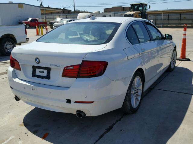 WBAFR7C51DC828169 - 2013 BMW 535 I WHITE photo 4