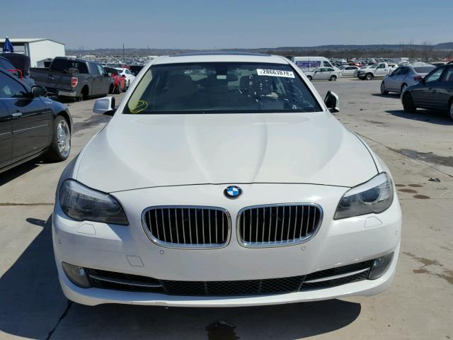 WBAFR7C51DC828169 - 2013 BMW 535 I WHITE photo 9