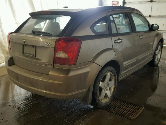 1B3HE78K97D257553 - 2007 DODGE CALIBER R/ TAN photo 4