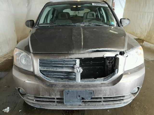 1B3HE78K97D257553 - 2007 DODGE CALIBER R/ TAN photo 9