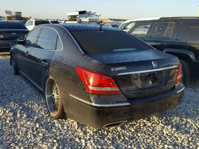 KMHGH4JF1BU035588 - 2011 HYUNDAI EQUUS SIGN BLACK photo 3