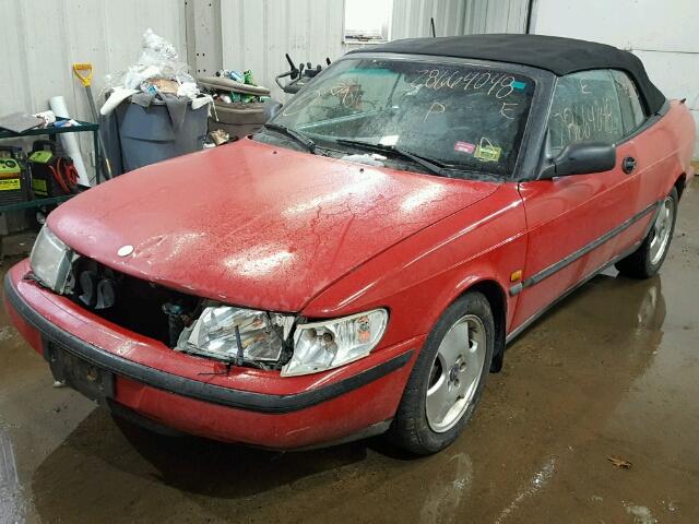 YS3DF78NXW7007684 - 1998 SAAB 900 SE TUR RED photo 2