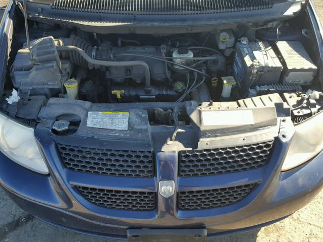 2D4GP44R53R326982 - 2003 DODGE GRAND CARA BLUE photo 7