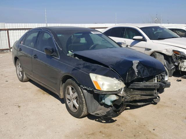 1HGCM56894A113619 - 2004 HONDA ACCORD EX BLACK photo 1