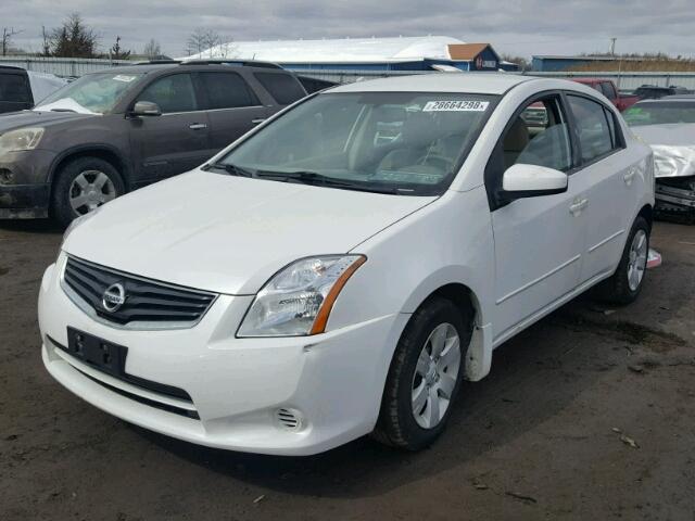 3N1AB6AP0CL774644 - 2012 NISSAN SENTRA 2.0 WHITE photo 2