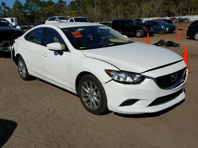 JM1GJ1U68E1159043 - 2014 MAZDA 6 SPORT WHITE photo 1