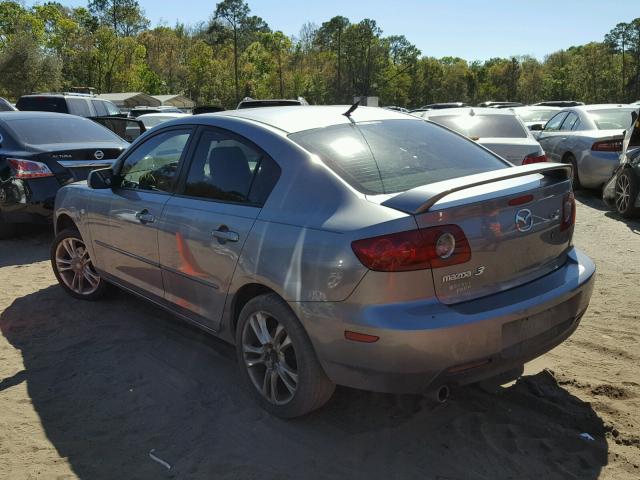 JM1BK12F861428864 - 2006 MAZDA 3 I GRAY photo 3