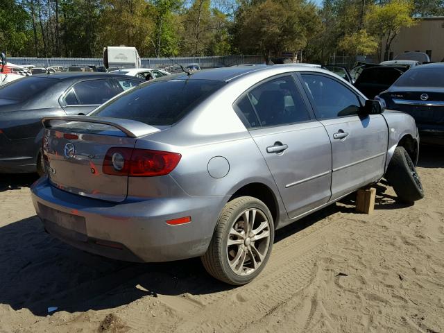 JM1BK12F861428864 - 2006 MAZDA 3 I GRAY photo 4