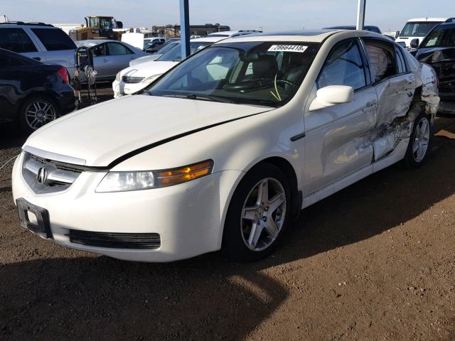 19UUA66216A038075 - 2006 ACURA 3.2TL WHITE photo 2