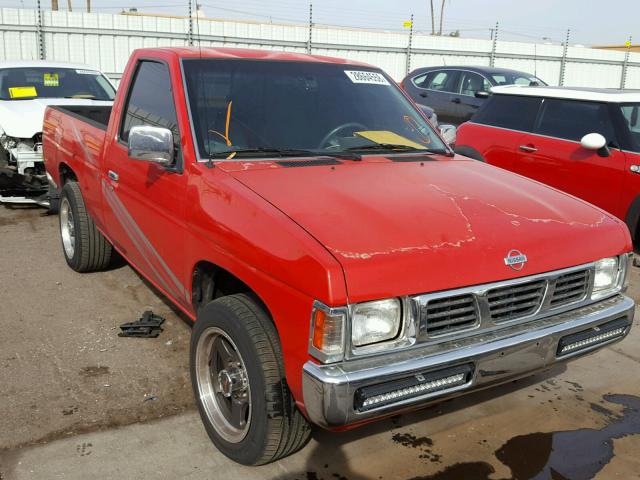 1N6SD11SXPC361051 - 1993 NISSAN TRUCK SHOR RED photo 1