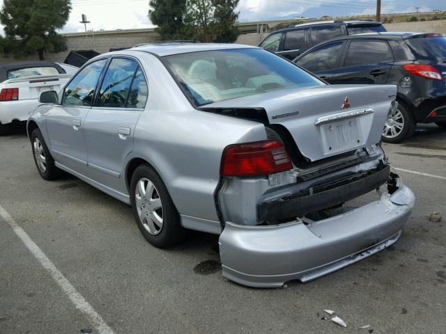 4A3AA46G7YE100928 - 2000 MITSUBISHI GALANT ES SILVER photo 3