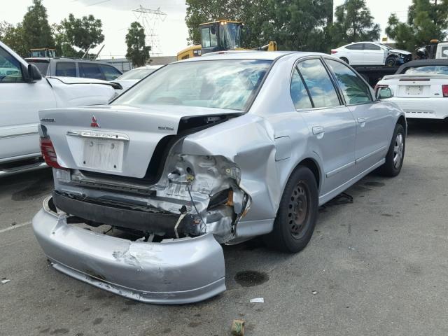 4A3AA46G7YE100928 - 2000 MITSUBISHI GALANT ES SILVER photo 4