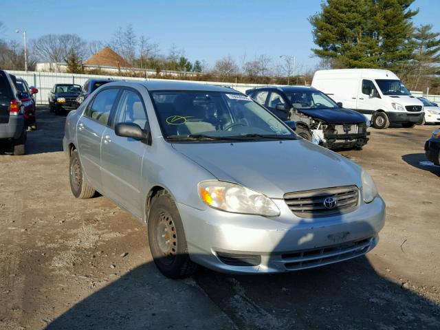 JTDBR32E132006519 - 2003 TOYOTA COROLLA CE SILVER photo 1