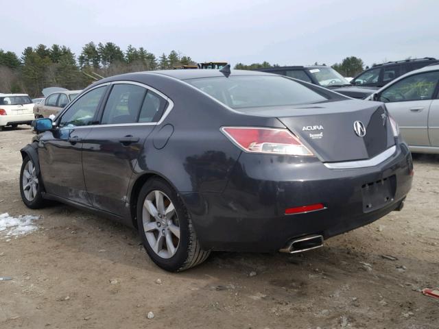 19UUA8F27CA025693 - 2012 ACURA TL GRAY photo 3