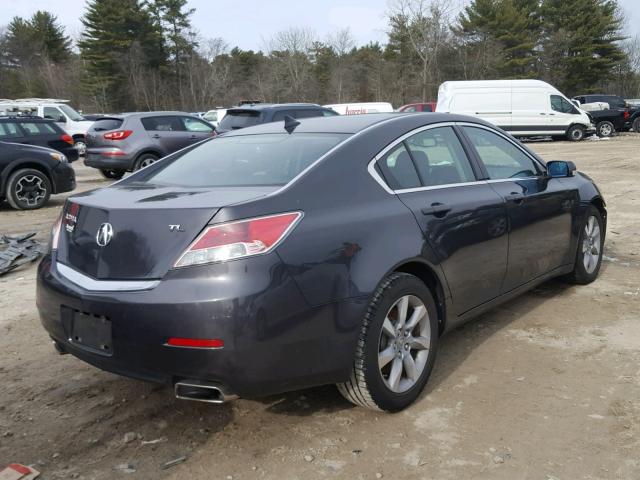 19UUA8F27CA025693 - 2012 ACURA TL GRAY photo 4