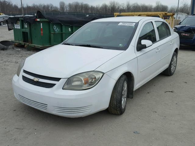 1G1AD5F57A7182225 - 2010 CHEVROLET COBALT 1LT WHITE photo 2