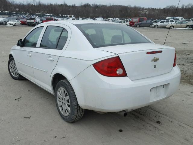 1G1AD5F57A7182225 - 2010 CHEVROLET COBALT 1LT WHITE photo 3