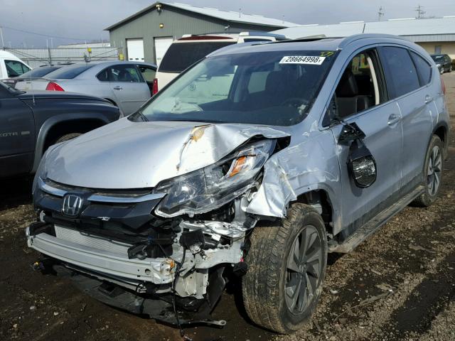 5J6RM4H94GL049632 - 2016 HONDA CR-V TOURI SILVER photo 2