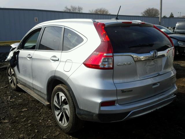 5J6RM4H94GL049632 - 2016 HONDA CR-V TOURI SILVER photo 3