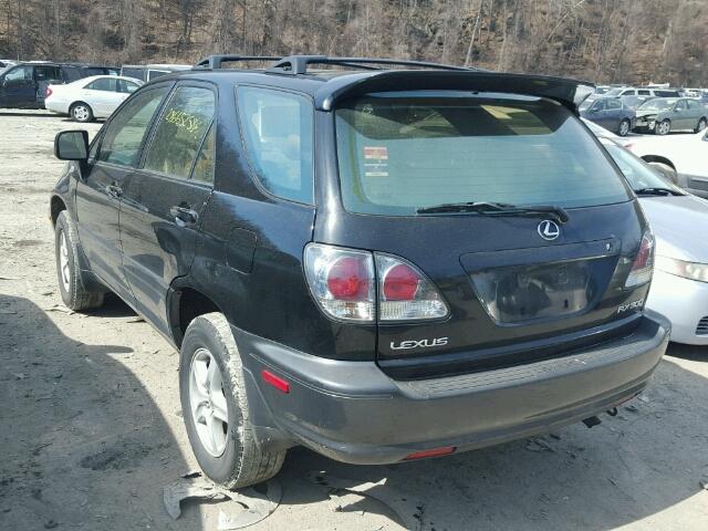 JTJHF10U520288396 - 2002 LEXUS RX 300 BLACK photo 3