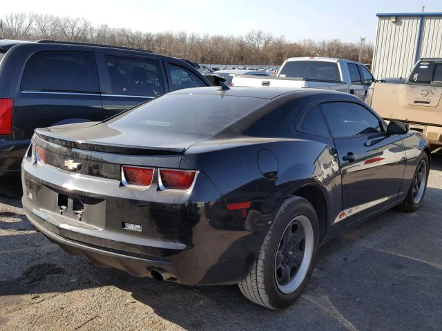 2G1FA1E34C9132990 - 2012 CHEVROLET CAMARO LS BLACK photo 4