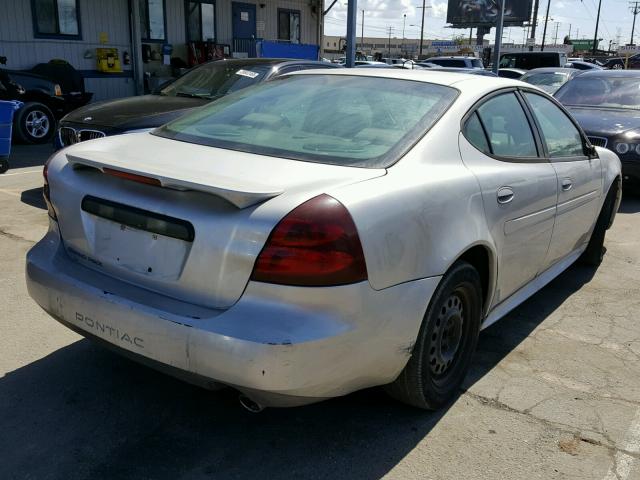2G2WP522051290323 - 2005 PONTIAC GRAND PRIX SILVER photo 4
