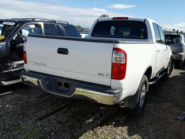 5TBET34106S539718 - 2006 TOYOTA TUNDRA DOU WHITE photo 4