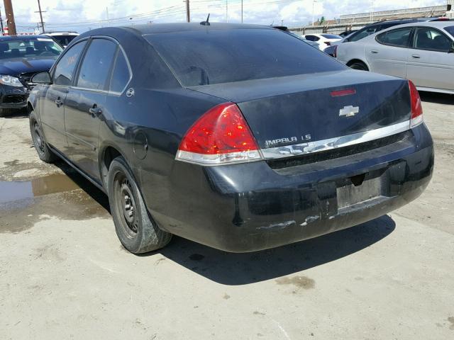 2G1WB58K481269716 - 2008 CHEVROLET IMPALA LS BLACK photo 3