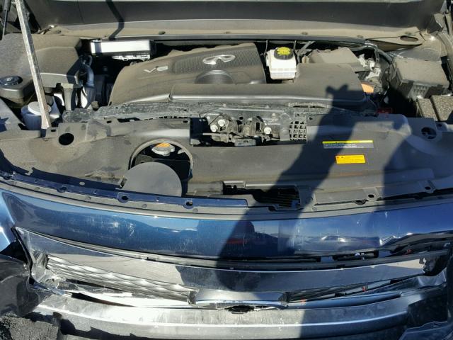 5N1DL0MN0HC541618 - 2017 INFINITI QX60 BLUE photo 7