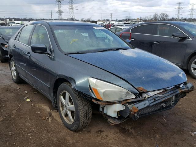 1HGCM56834A055474 - 2004 HONDA ACCORD EX GREEN photo 1