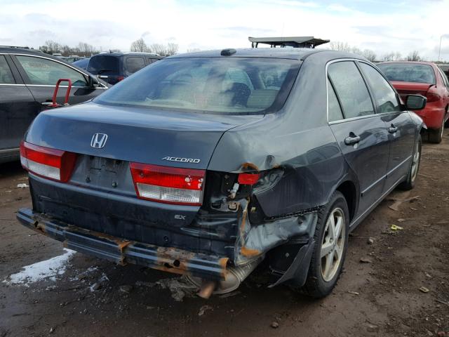 1HGCM56834A055474 - 2004 HONDA ACCORD EX GREEN photo 4