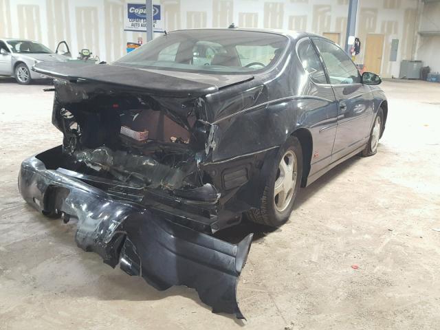 2G1WX15K649265659 - 2004 CHEVROLET MONTE CARL BLACK photo 4