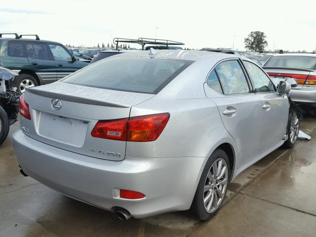 JTHCK262882024721 - 2008 LEXUS IS 250 GRAY photo 4