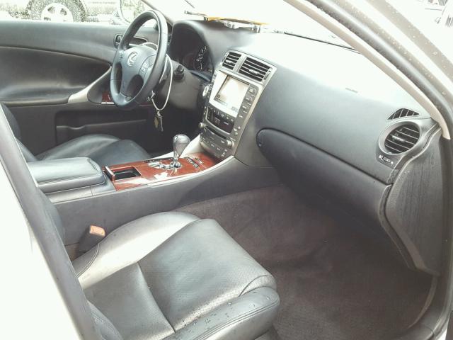 JTHCK262882024721 - 2008 LEXUS IS 250 GRAY photo 5